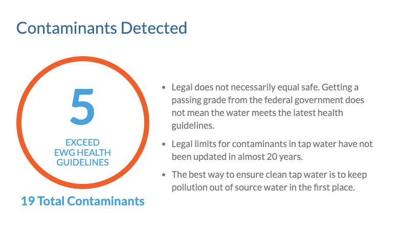 West Palm Beach Water contaminants