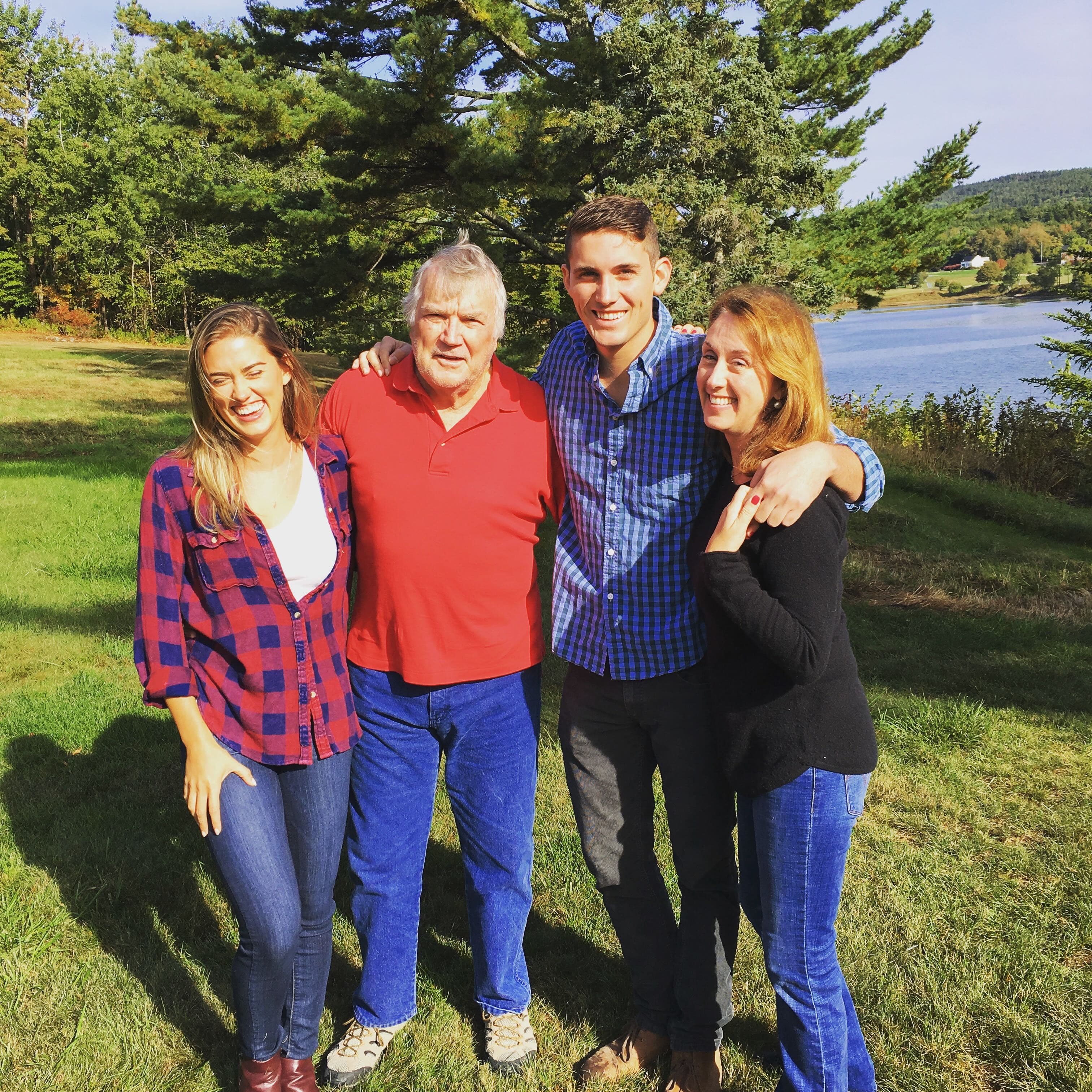 Parker with family